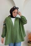 ✨ Pul Payet İşlemeli Kimono ✨ Haki