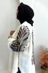 ✨ Pul Payet İşlemeli Kimono ✨ Krem