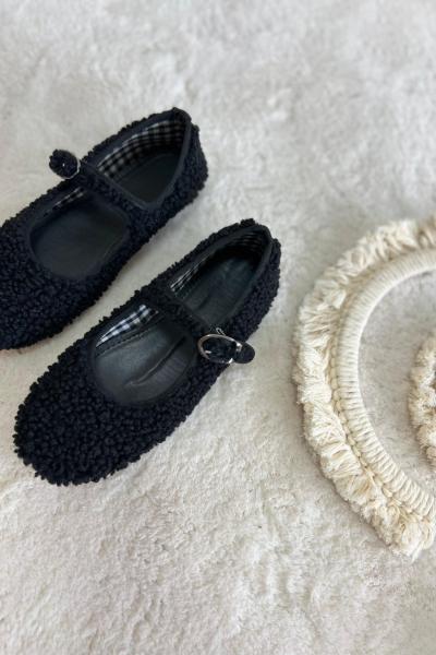 Kadın Pofuduk Babet Siyah