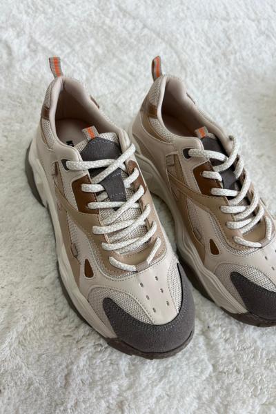 Mevsimlik Spor Ayakkabılar Kahverengi
