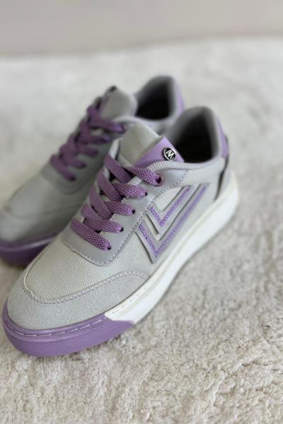 Renkli Spor Ayakkabılar Lila
