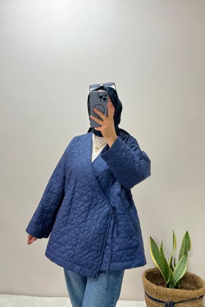 Kapitone Mont  Lacivert