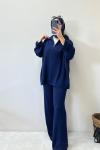 Kadın Triko Takım Lacivert