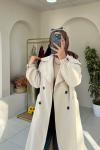 Gabardin Trençkot Taş Rengi