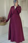 KİMONO ELBİSE  Bordo