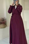 KİMONO ELBİSE  Bordo