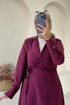 KİMONO ELBİSE  Bordo