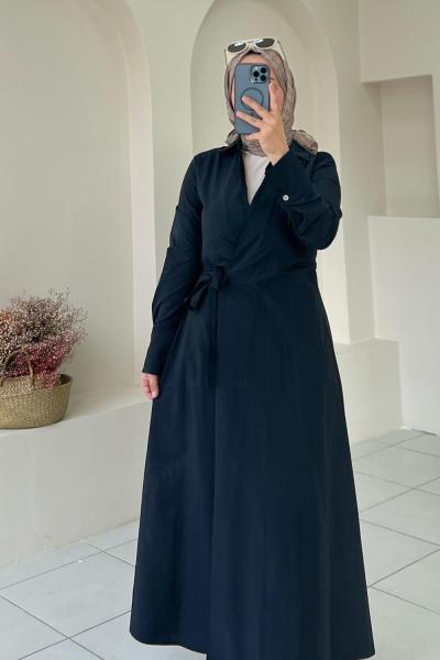 KİMONO ELBİSE  Siyah