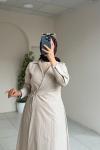 KİMONO ELBİSE  Taş Rengi