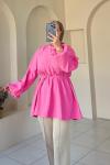 Reklan Kol Tunik  Pembe