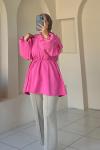Reklan Kol Tunik  Pembe