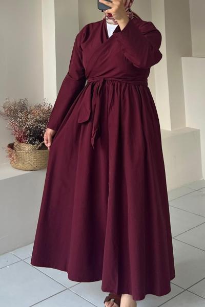 Bolero Etekli Takım Bordo