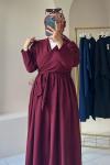 Bolero Etekli Takım Bordo