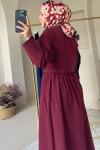 Bolero Etekli Takım Bordo