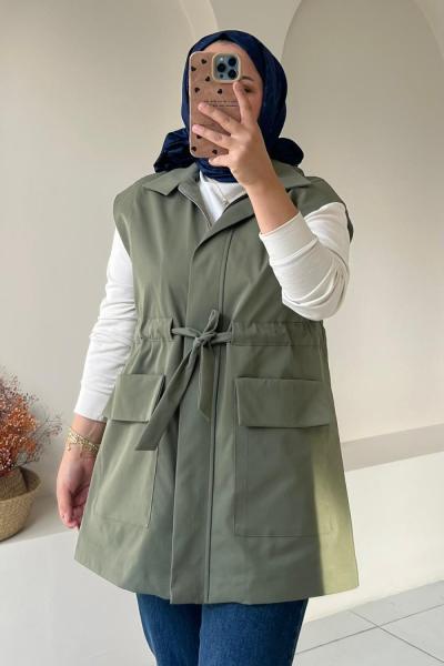 Astarlı Yelek Yeşil