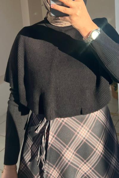 BOLEROVLU KAZAK Siyah