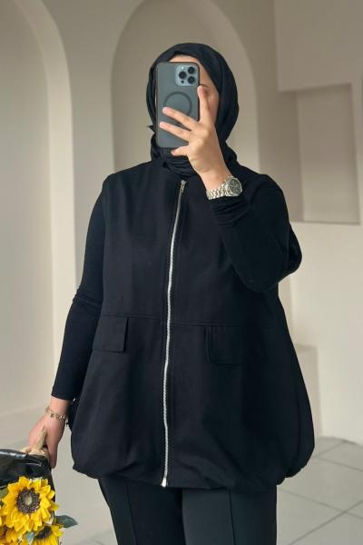 ZRA PREMİUM ASTARLI YELEK Siyah