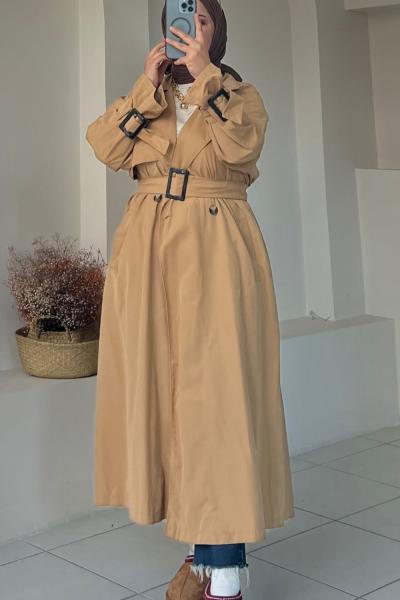 CANVAS TRENÇKOT Camel