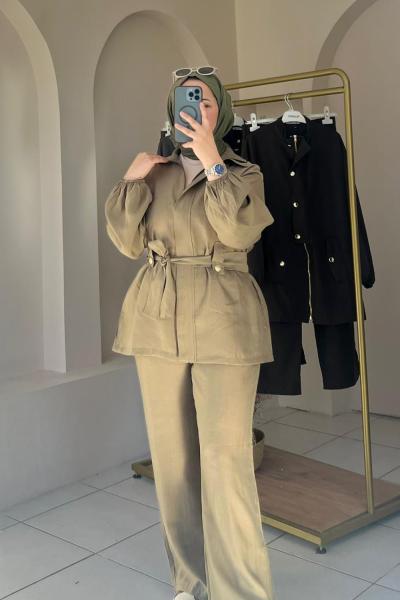 Moda Gör Tesla Takım Haki