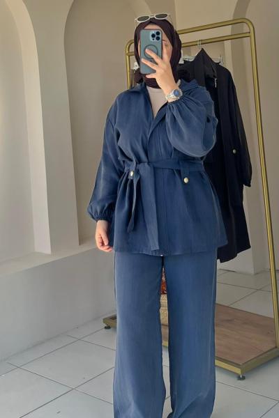 Moda Gör Tesla Takım Lacivert