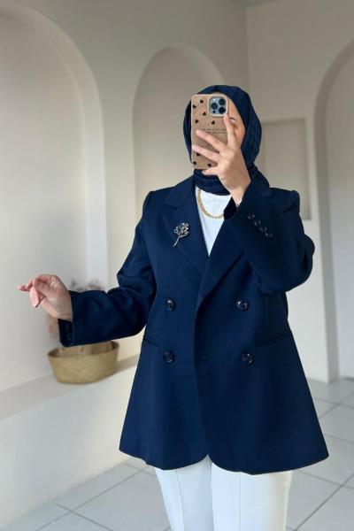 KRUVAZE LACİVERT CEKET Lacivert