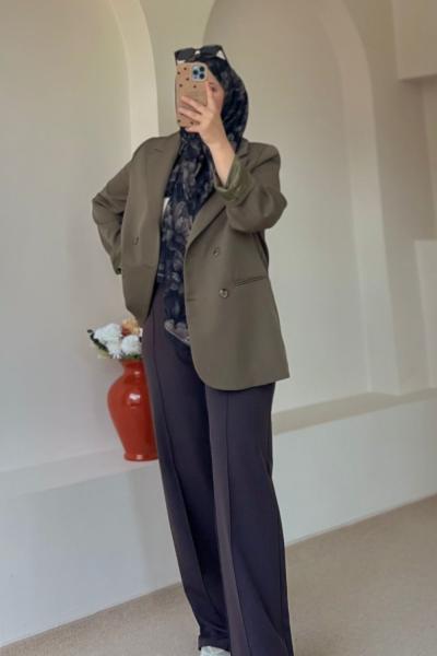 Premium Pantolon Kahverengi