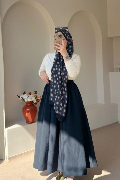 Kadın Balon Etek Siyah