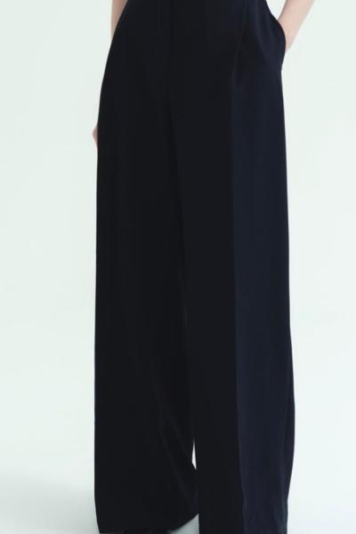 Kadın Palazzo Pantolon  Lacivert