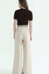 Kadın Palazzo Pantolon  Krem