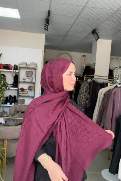 Vannel Scarf Naia Jakar Serisi Mürdüm