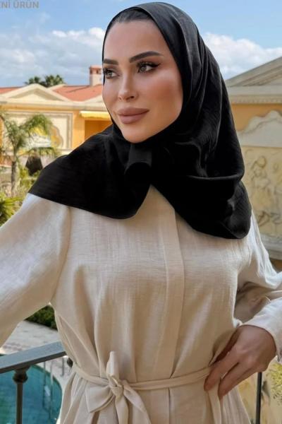 Vannel Scarf Naia Jakar Serisi Siyah