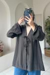 Bağlamalı Kimono Haki