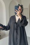 Bağlamalı Kimono Haki