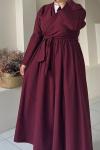 Bolero Etekli Takım Bordo