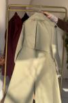 Gabardin Trençkot Yeşil
