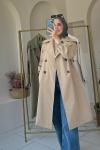 Gabardin Trençkot Camel