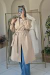 Gabardin Trençkot Camel