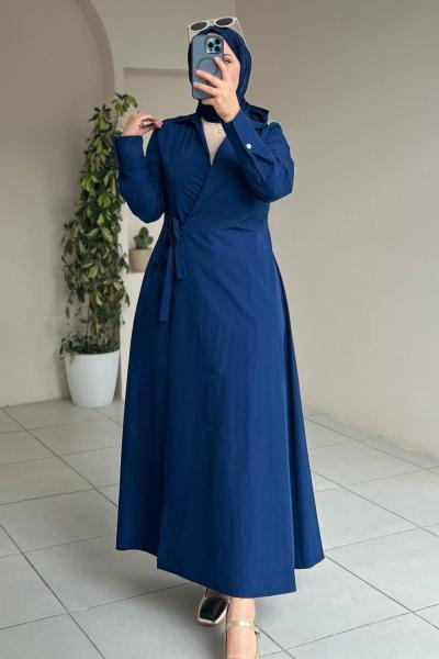 KİMONO ELBİSE  Lacivert