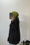 Oversize Triko Tunik Kahverengi