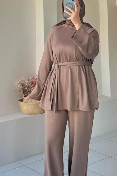 Oysho Kadın İkili Takım Kahverengi