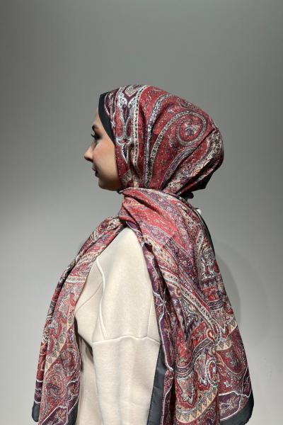 Pamuklu Desenli Şal Kiremit