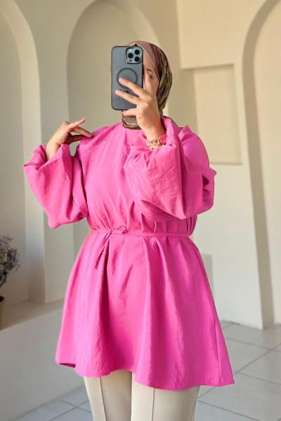 Reklan Kol Tunik  Pembe