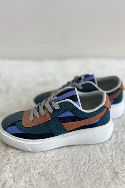 Renkli Spor Ayakkabılar Mor