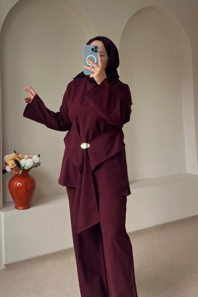 ONYX KETEN TAKIM Bordo