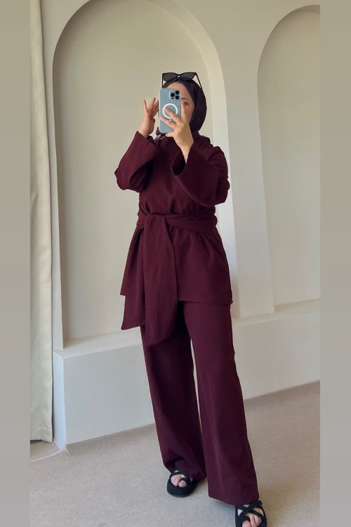 ONYX KETEN TAKIM Bordo