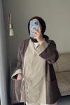 Kadın Kimono Kahverengi