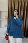 Kot Kimono Mavi