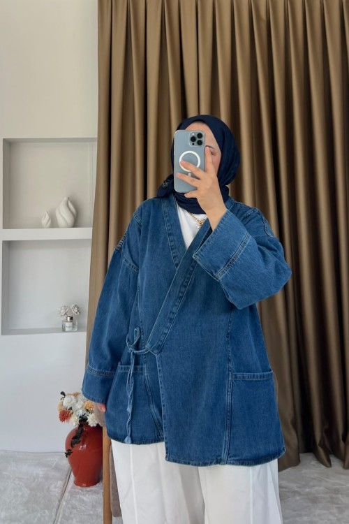 Kot Kimono Mavi