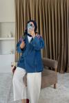 Kot Kimono Mavi
