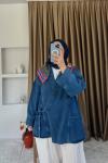 Kot Kimono Mavi